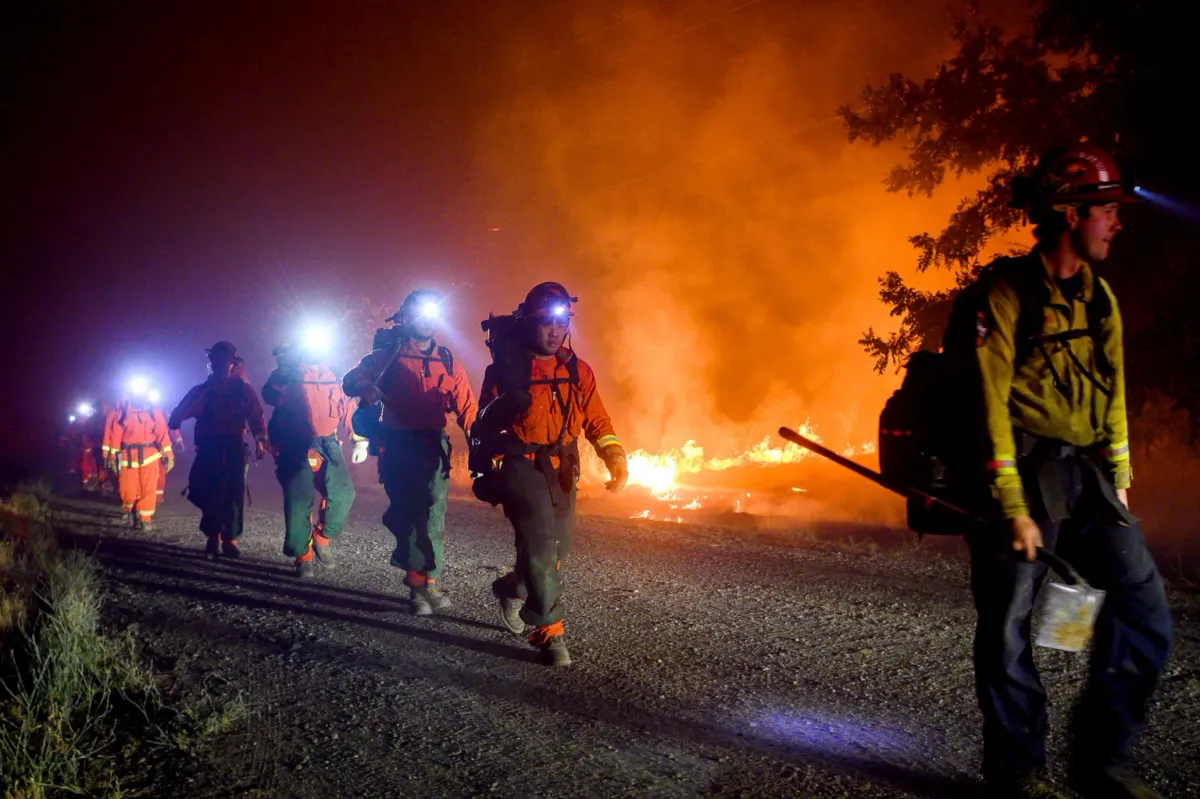 California’s incarcerated firefighters to see ‘historic’ pay increase in laws Newsom signed