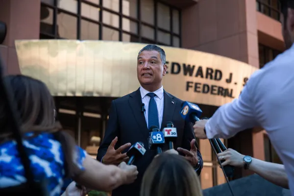 Sen. Alex Padilla visits San Diego immigration court: ‘This should not be a trap’