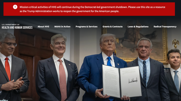 When government websites become campaign tools: Blaming the shutdown on Democrats has legal and political risks